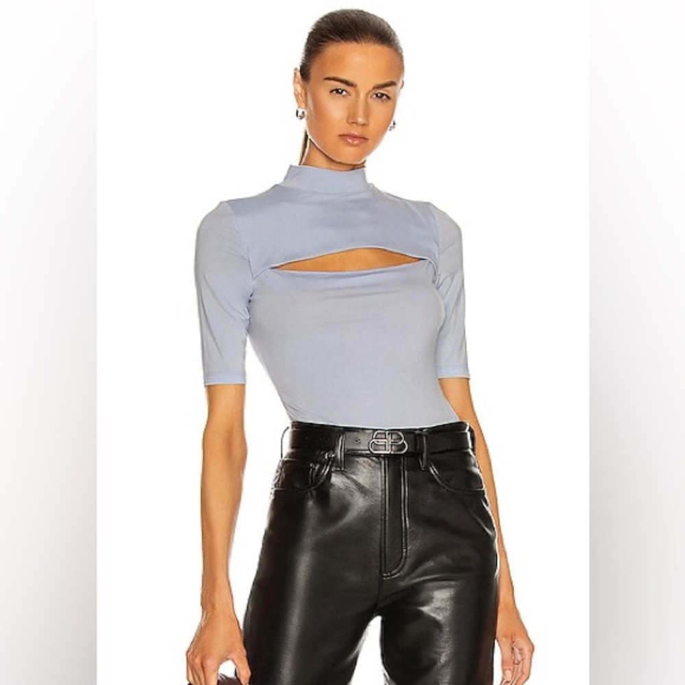 Jonathan Simkhai standard haze cutout bodysuit